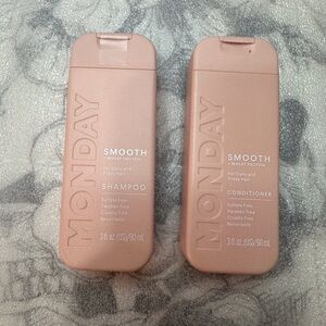 Monday - travel size Smooth Shampoo and Conditioner Set -